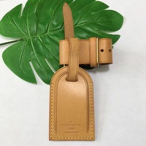 Louis Vuitton luggage tag bag charm